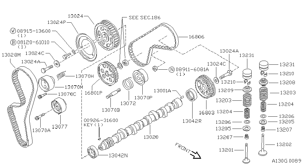 NISSAN 13202-57J02 - Pakoventtiili inparts.fi