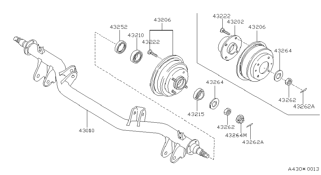 TOYOTA 4321001B00 - Pyöränlaakerisarja inparts.fi