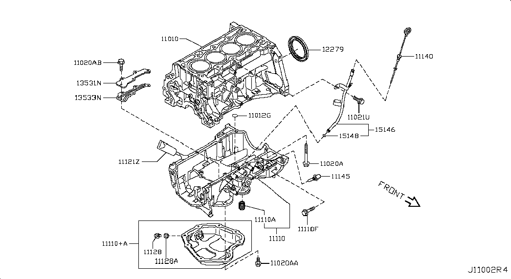 NISSAN 12279-3VA0A - Akselitiiviste, kampiakseli inparts.fi