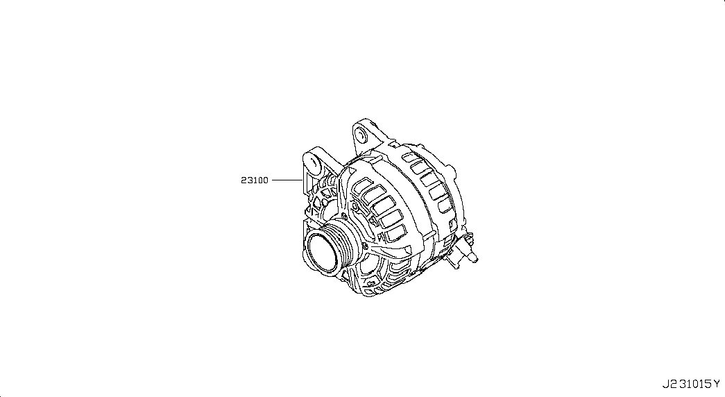 RENAULT 231004PA0A - Laturi inparts.fi