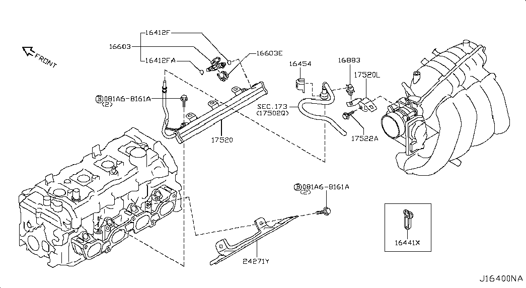 NISSAN 16618 AX200 - Ripustinkumi inparts.fi