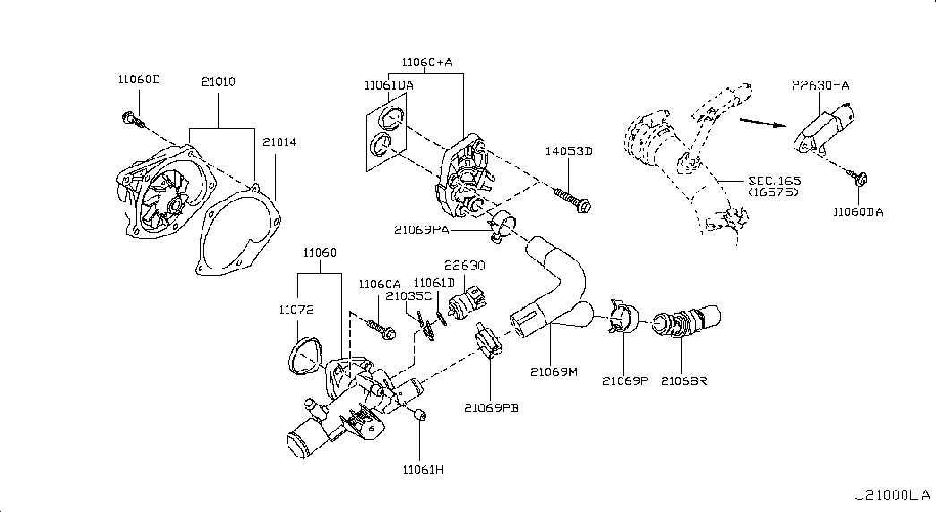 NISSAN 2263000QAC - Tunnistin, imuilman lämpötila inparts.fi