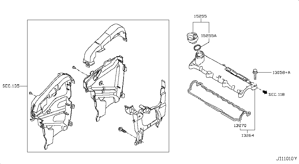 NISSAN 13270-00QAH - Tiiviste, venttiilikoppa inparts.fi