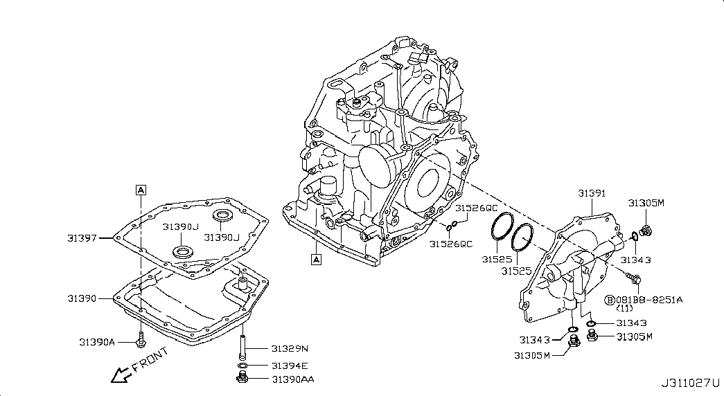 RENAULT 11026-31X00 - Tiiviste, öljynlaskutulppa inparts.fi