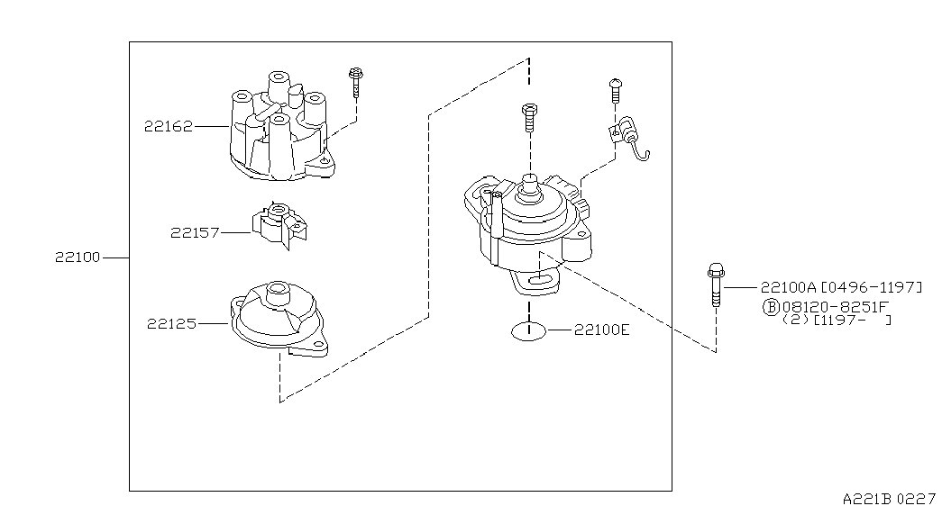 DAEWOO 22131-53J10 - Akselitiiviste, kampiakseli inparts.fi