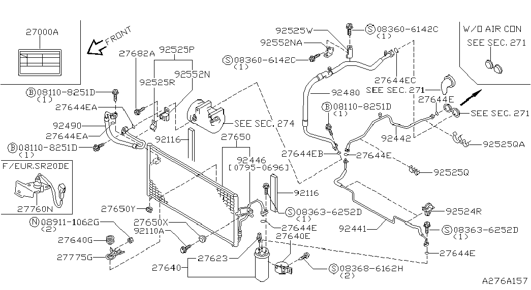 NISSAN 921312J966 - Kuivain, ilmastointilaite inparts.fi