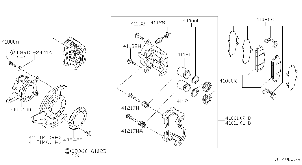 NISSAN 41060-VC290 - Jarrupala, levyjarru inparts.fi