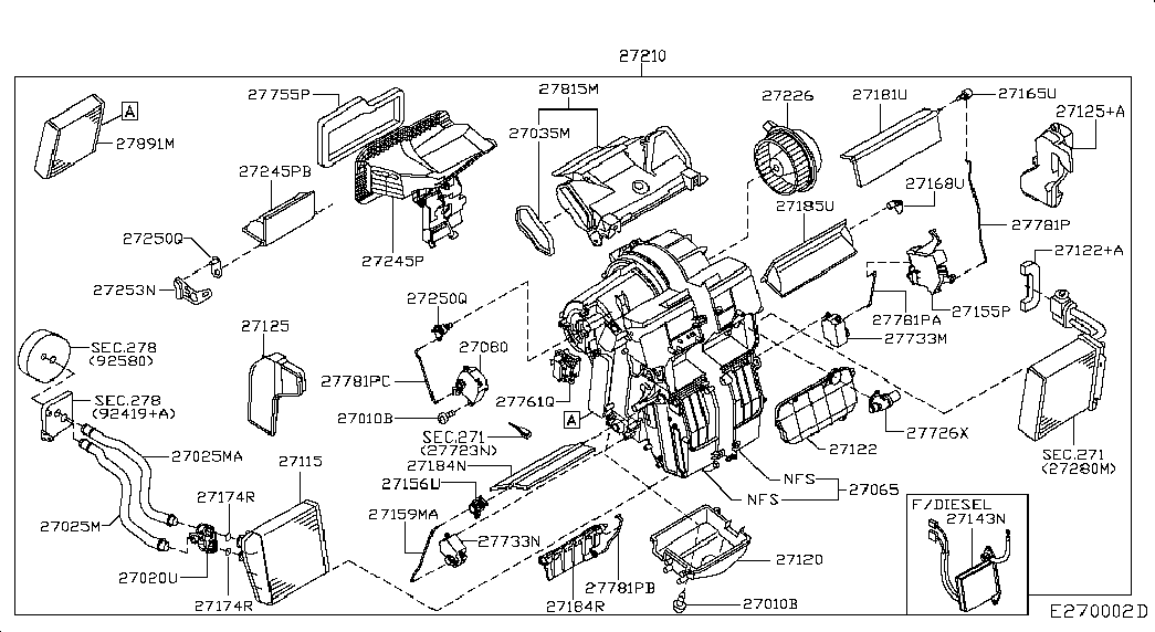 NISSAN 27140AX70A - Lämmityslaitteen kenno inparts.fi