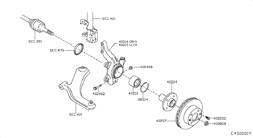 NISSAN 40206-AX600 - Jarrulevy inparts.fi