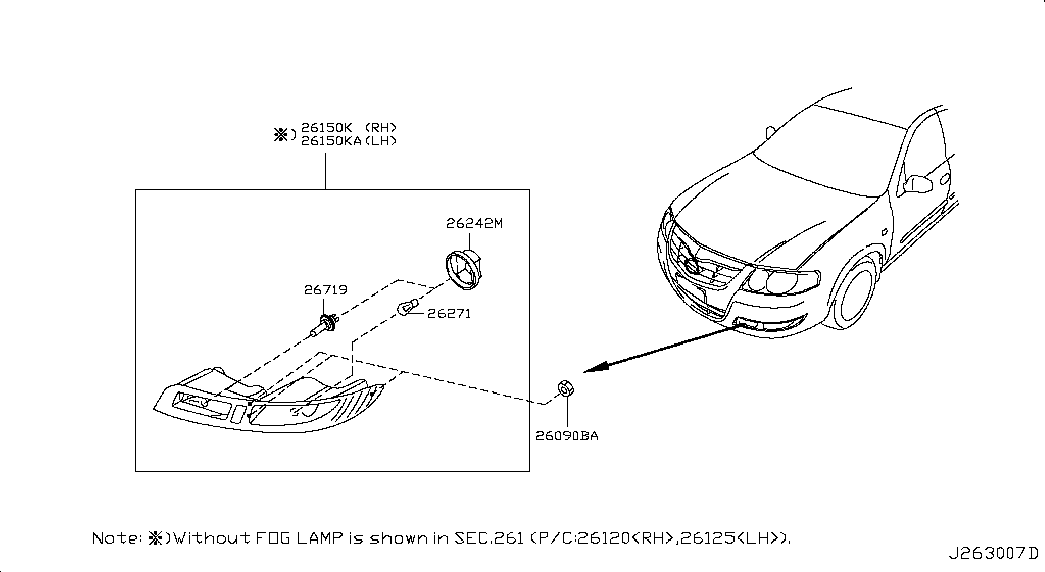 NISSAN 2761995F0A - Hehkulankapolttimo, sumuvalo inparts.fi