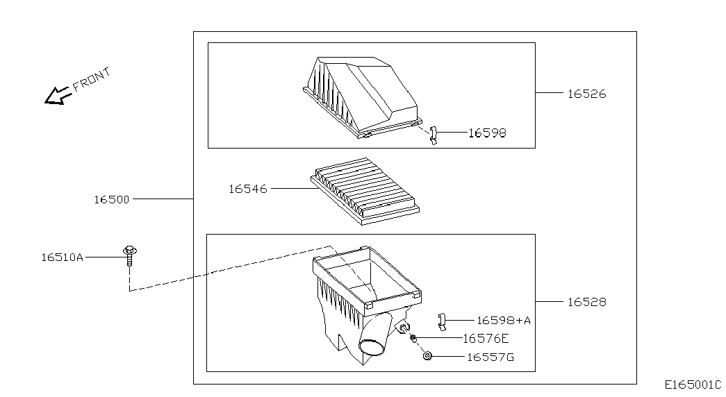 NISSAN 16546-3J400 - Ilmansuodatin inparts.fi