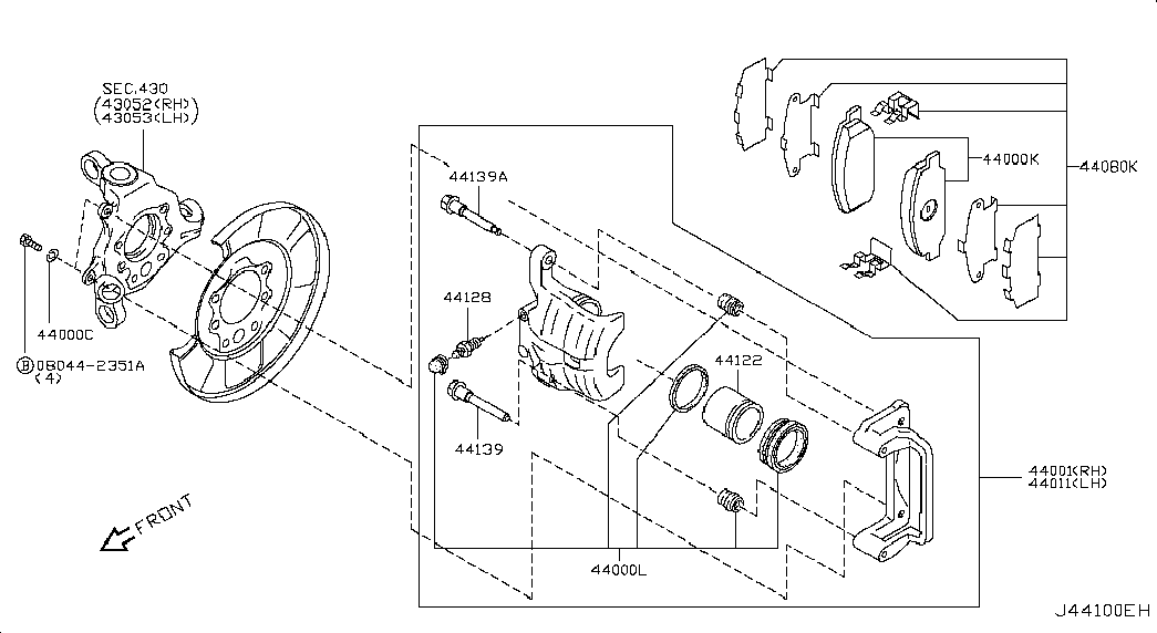 NISSAN 44060AL586 - Jarrupala, levyjarru inparts.fi