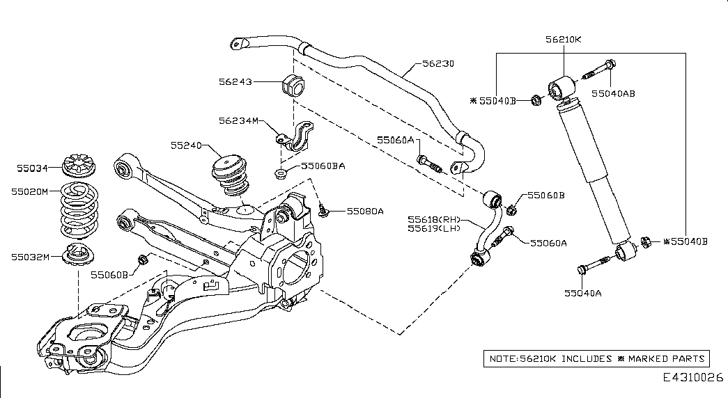 RENAULT 54613-JD17A - Laakerin holkki, vakaaja inparts.fi