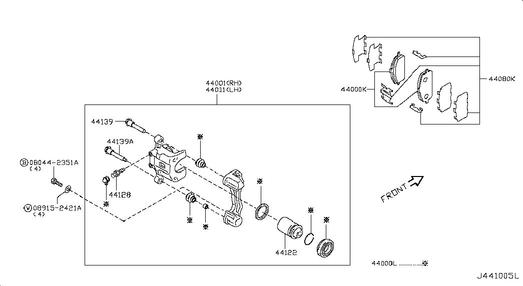 NISSAN 440018H30A - Jarrusatula inparts.fi