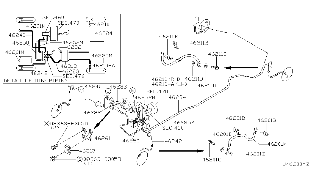 NISSAN 462104Y900 - Jarruletku inparts.fi