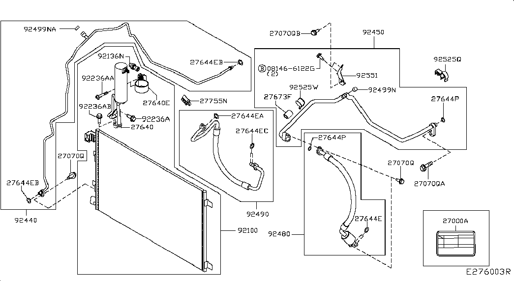 NISSAN 92136JD50A - Painekytkin, ilmastointilaite inparts.fi