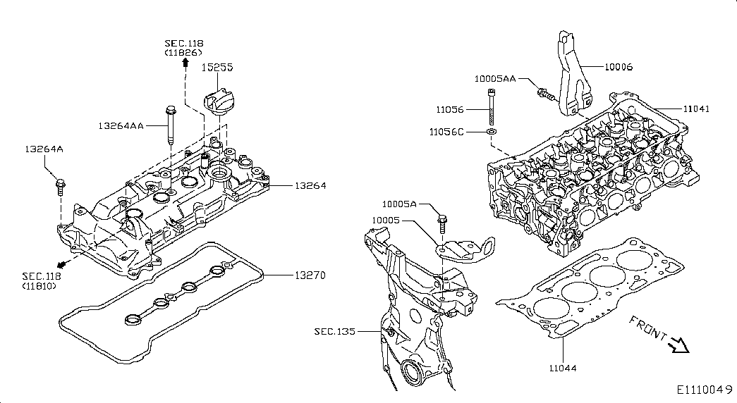 NISSAN 13270-1KT0A - Tiiviste, venttiilikoppa inparts.fi