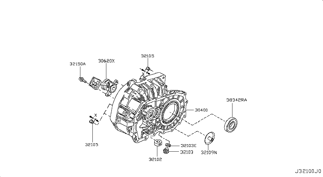 RENAULT 30620-BN700 - Irroitusmekanismi, kytkin inparts.fi