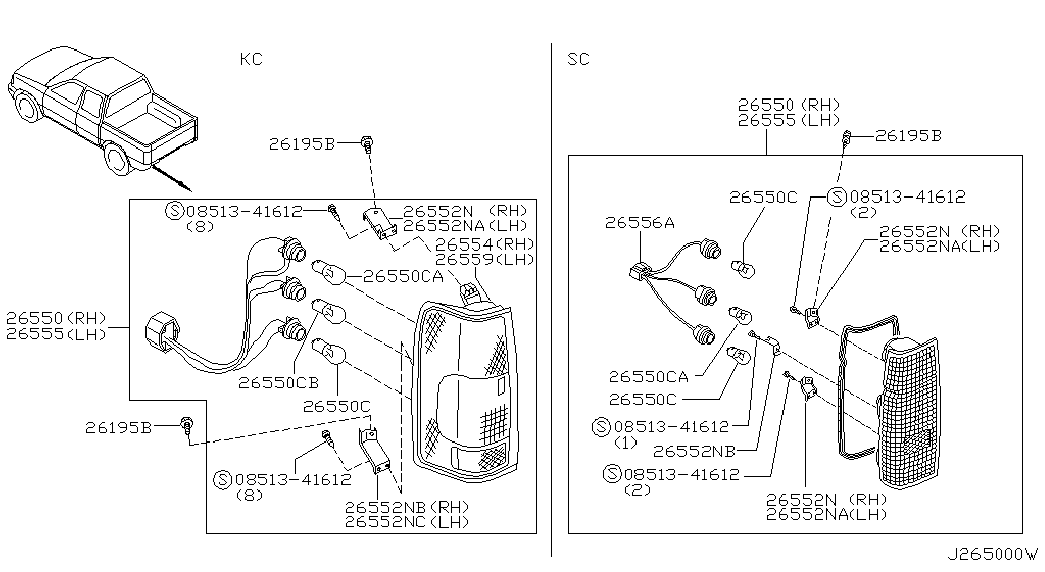 NISSAN 267171W300 - Polttimo inparts.fi