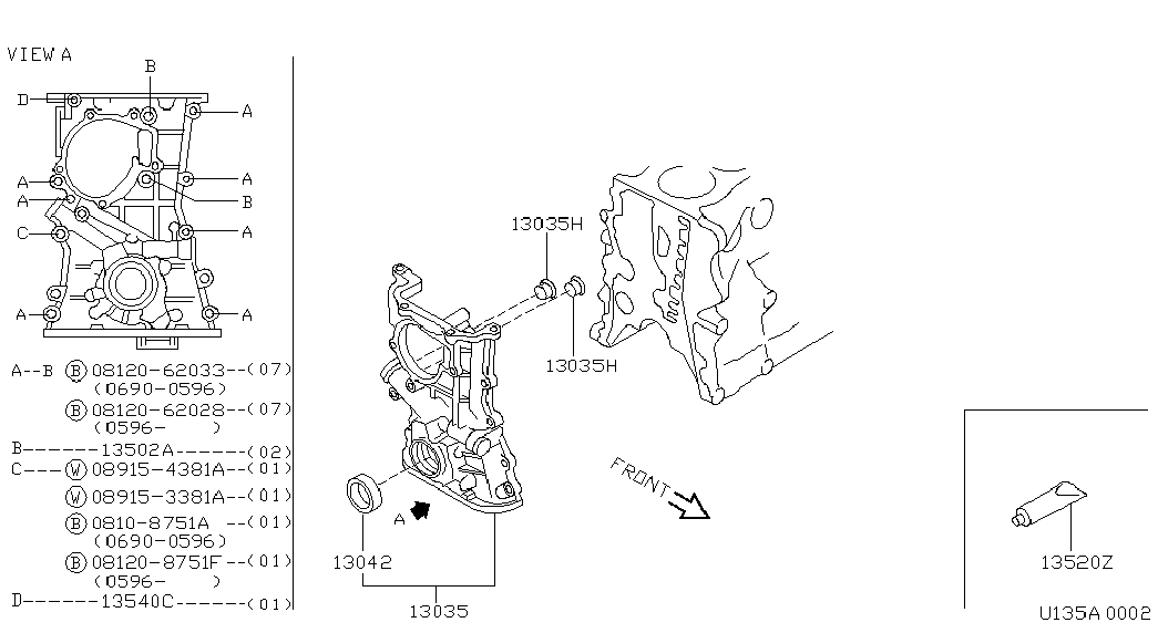 NISSAN 15066-85G01 - Jakoketjusarja inparts.fi