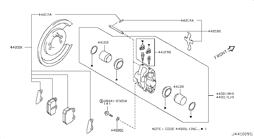 Subaru 44060CD026 - Jarrupala, levyjarru inparts.fi