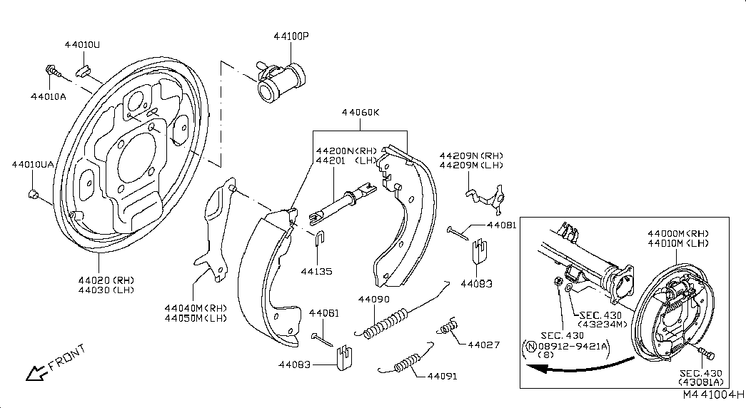 NISSAN D4060EB36A - Jarrukenkäsarja inparts.fi