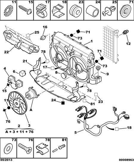 CITROËN 1250.F0 - Tuuletin, moottorin jäähdytys inparts.fi