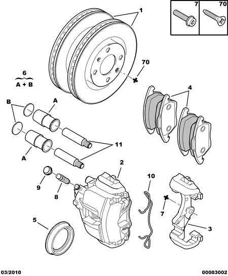 CITROËN 4427 C1 - Tarvikesarja, jarrupala inparts.fi