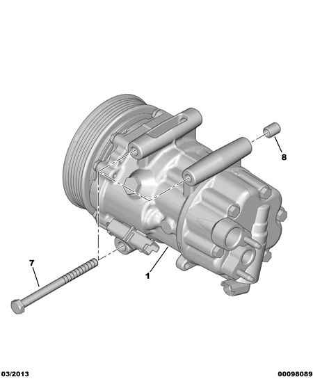 CITROËN 6453 ZE - Kompressori, ilmastointilaite inparts.fi