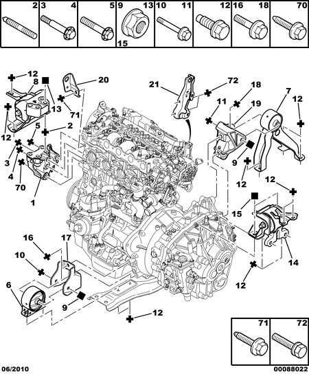 CITROËN 1807 EP - Moottorin tuki inparts.fi