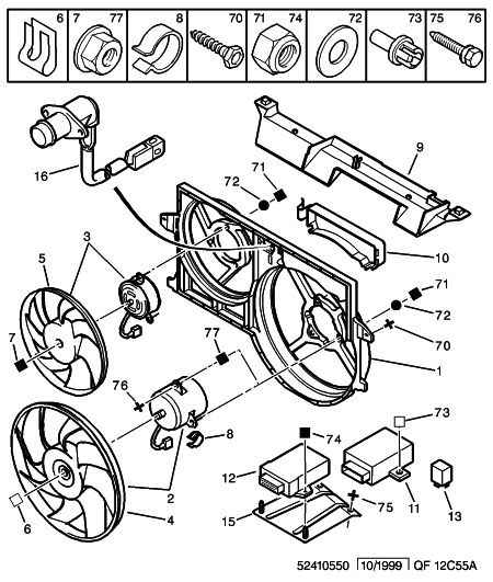 CITROËN 1253 47 - Tuuletin, moottorin jäähdytys inparts.fi