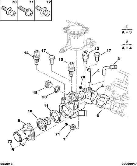 CITROËN 1336.C9 - Jäähdytysnesteputki inparts.fi