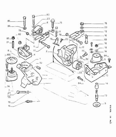 CITROËN 1827.10 - Moottorin tuki inparts.fi