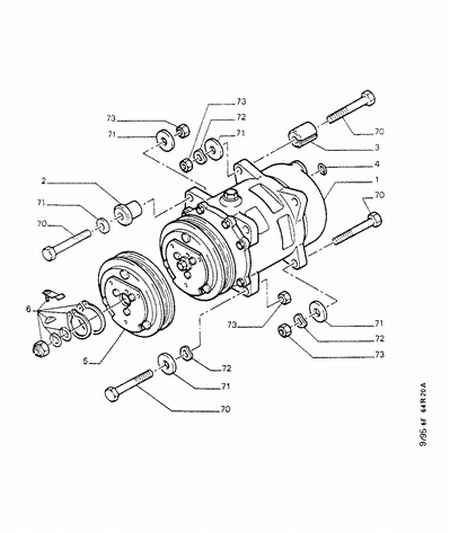 PEUGEOT 6453 P5 - Kompressori, ilmastointilaite inparts.fi