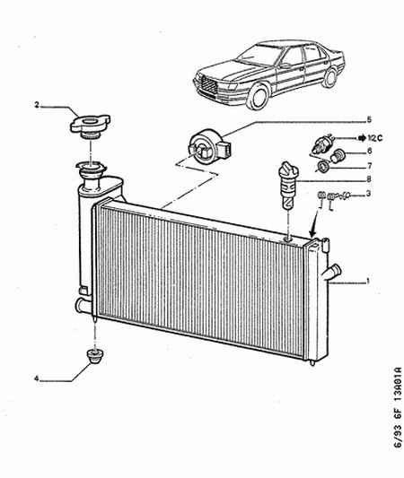 PEUGEOT 1300.L9 - Jäähdytin,moottorin jäähdytys inparts.fi