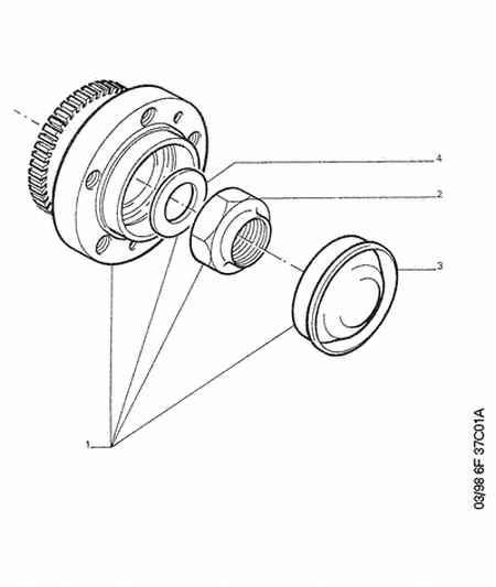 PEUGEOT 3739.12 - Mutteri inparts.fi