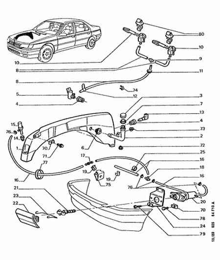 PEUGEOT 6434 45 - Pesunestepumppu, lasinpesu inparts.fi