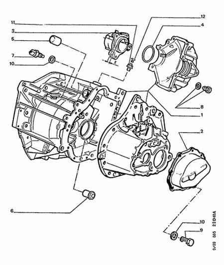 PEUGEOT 2257.41 - Kytkin, peruutusvalo inparts.fi