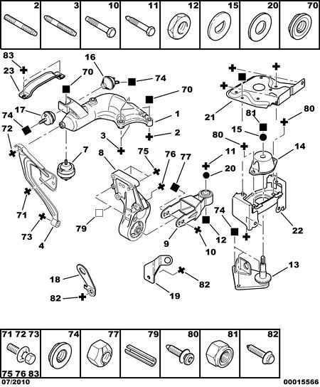 PEUGEOT 1807 Z0 - Moottorin tuki inparts.fi