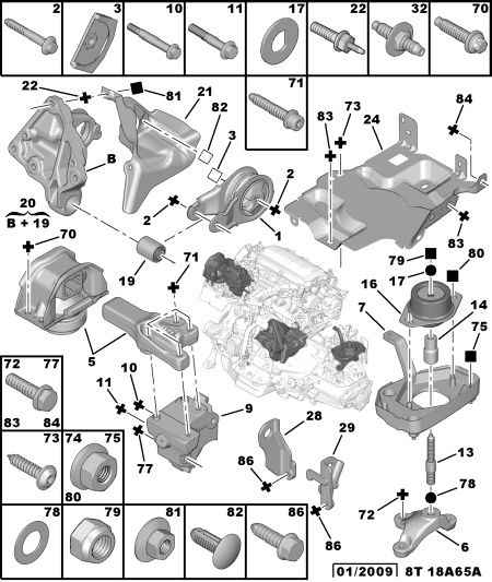 CITROËN 1806 H0 - Moottorin tuki inparts.fi