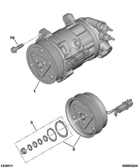 CITROËN 6453 WT - Kompressori, ilmastointilaite inparts.fi