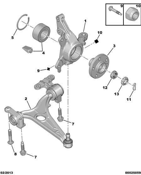 PEUGEOT 3520 S5 - Tukivarsi, pyöräntuenta inparts.fi