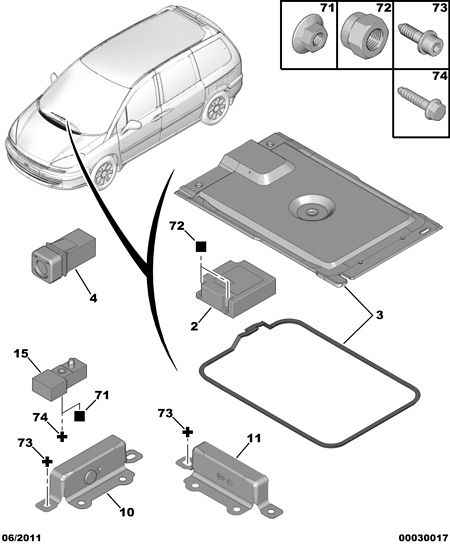 PEUGEOT 6546 H0 - Hihnankiristin, moniurahihna inparts.fi