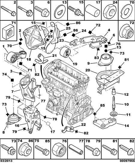 PEUGEOT 1844.92 - Moottorin tuki inparts.fi