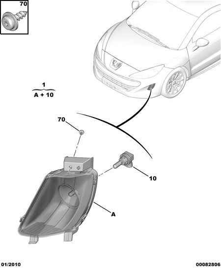 PEUGEOT 6208 F0 - Sumuvalo inparts.fi