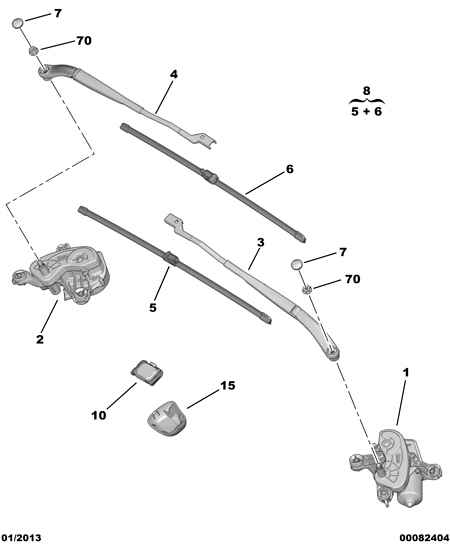 CITROËN 6423 G1 - Pyyhkijänsulka inparts.fi