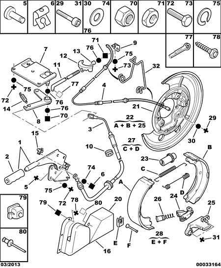 FIAT 4745 G3 - Vaijeri, seisontajarru inparts.fi