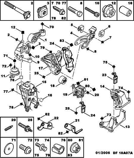 CITROËN 1807 AE - Moottorin tuki inparts.fi