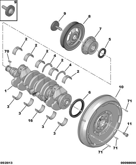 FIAT 16 089 406 80 - Tiiviste, öljynlaskutulppa inparts.fi