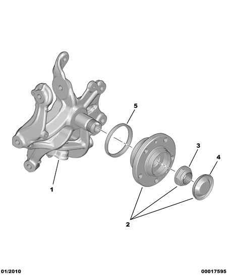 PEUGEOT 3748.87 - Pyöränlaakerisarja inparts.fi